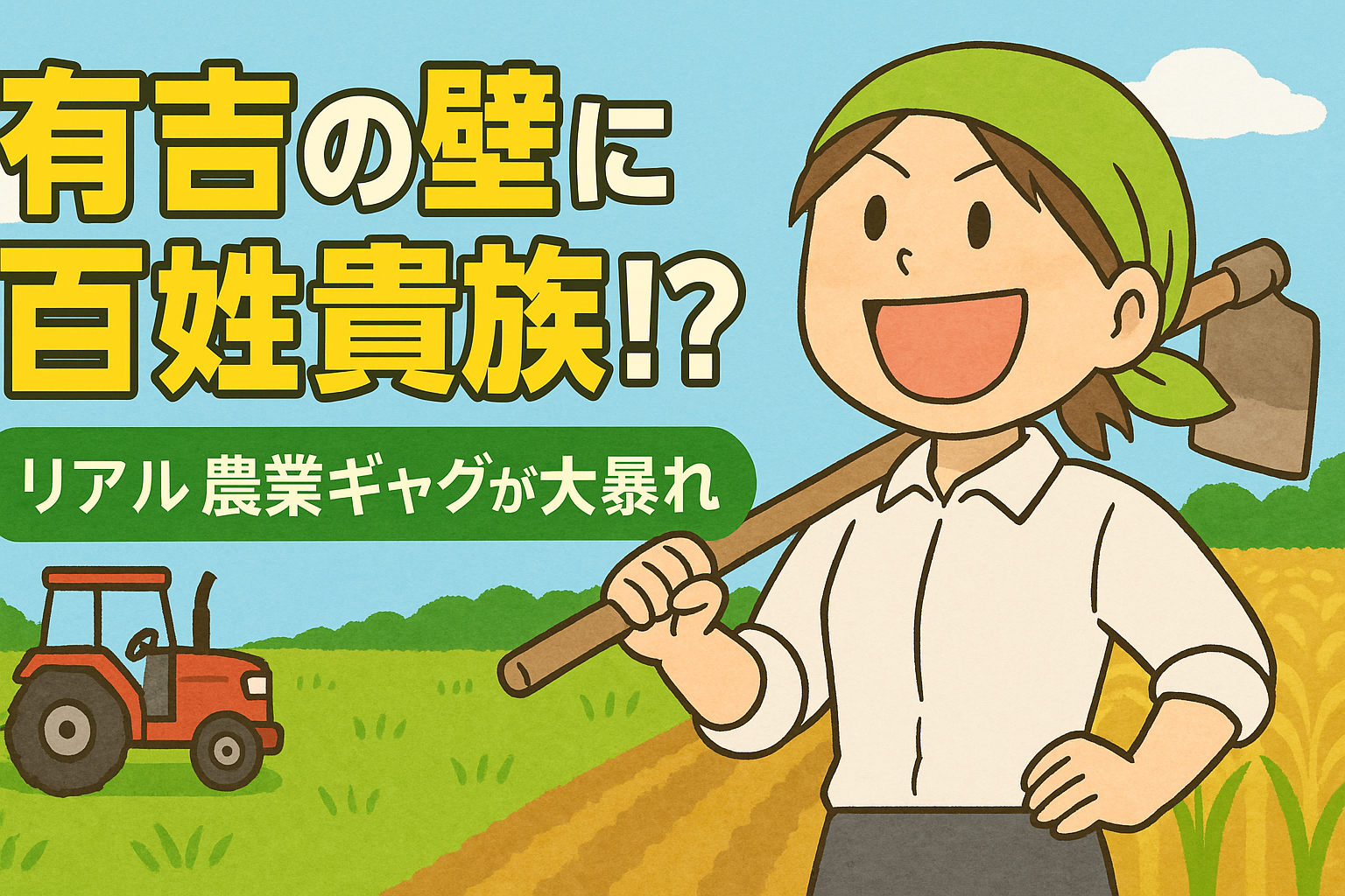 リアル農業風景（父の作業）